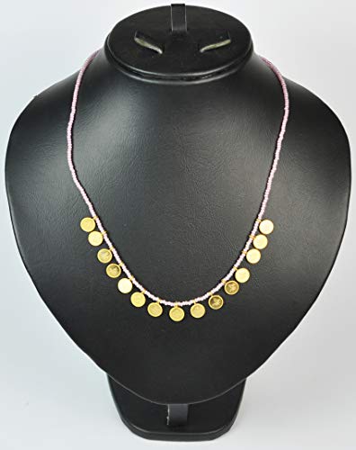 FASHION-NECKLACE-Lebanon-Made-N3158-GOLDBLUE-PURPLE-0