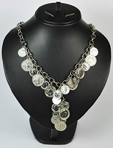 ITALIAN-MADE-NECKLACE-Rhodium-Plated-Metal-DSF99-SILVER-0