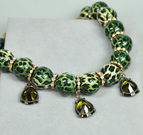 ITALIAN-MADE-NECKLACE-SET-WITH-EARRING-AND-BRACELET-RHODIUM-PLATED-METAL-WITH-CUBIC-ZIRCON-ST5074-GOLDTROPICAL-GREEN-COLOR-0-0