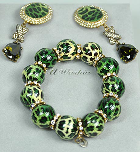 ITALIAN-MADE-NECKLACE-SET-WITH-EARRING-AND-BRACELET-RHODIUM-PLATED-METAL-WITH-CUBIC-ZIRCON-ST5074-GOLDTROPICAL-GREEN-COLOR-0-1