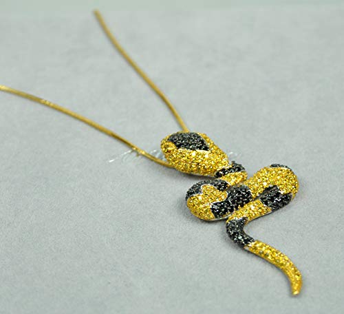 ITALY-MADE-NECKLACE-Gold-plated-Metal-with-cubic-zircon-stone-N49657-GoldJet-Black-0-1