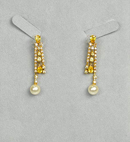 NECKLACE-SET-RHODIUM-PLATED-METAL-WITH-CUBIC-ZIRCON-STONE-AND-PEARLST49214-GOLDLIGHT-YELLOWLIGHT-GREEN-0-1