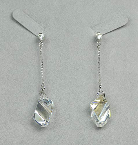 NECKLACE-SET-WITH-SWAROVSKI-STONE-Rhodium-Plated-Metal-with-Swarovski-Stone-ST5244-SILVERCRYSTAL-0-0