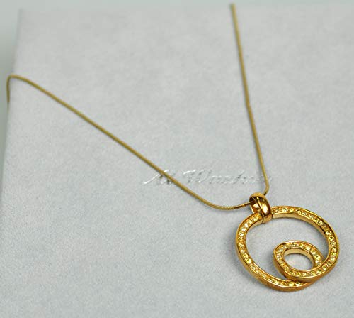 NECKLACE-with-Rhodium-Set-with-cubic-zircon-stone-DSF99-GoldLight-Yellow-Stone-0-1